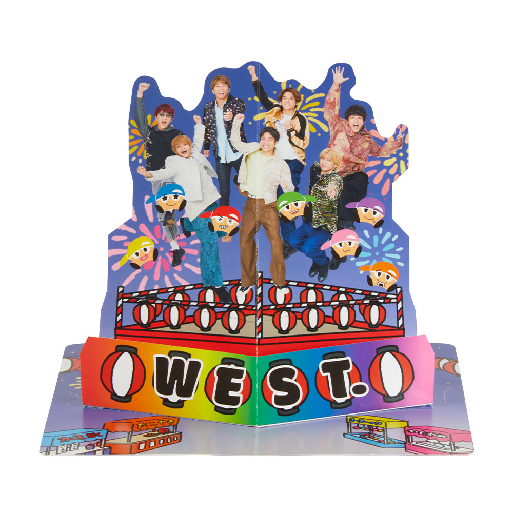 ポップアップカード＆クリアファイルセット B – WEST. 10周年